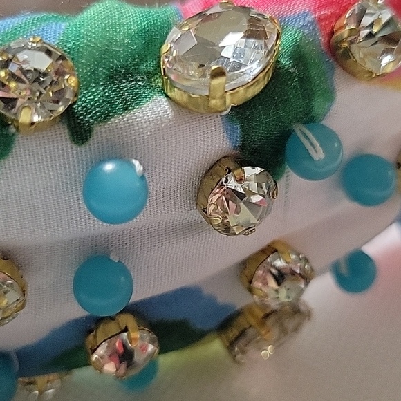Roller Rabbit x Lele Sadoughi Ponderosa Bead and Crystal Knot Headband